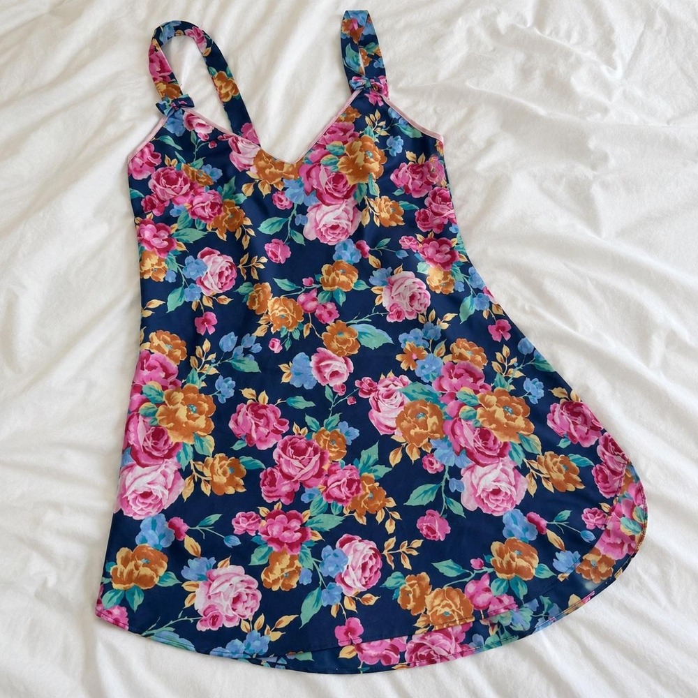 floral slip dress
